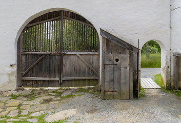 Image showing entrance and gate