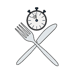 Image showing Fast Lunch Icon
