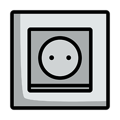 Image showing Europe Electrical Socket Icon