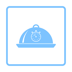 Image showing Cloche With Stopwatch Icon