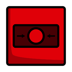 Image showing Fire Alarm Icon