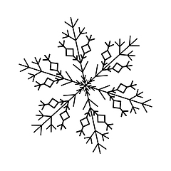 Image showing Snowflake Icon