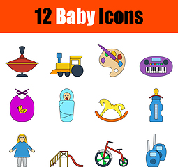 Image showing Baby Icon Set