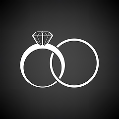 Image showing Wedding Rings Icon