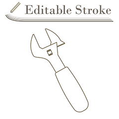Image showing Adjustable Wrench Icon