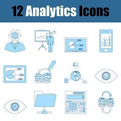 Image showing Analytics Icon Set