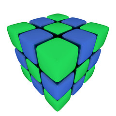 Image showing 3d Cubes