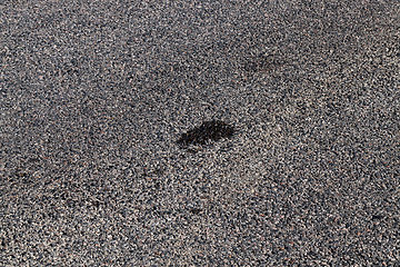 Image showing close-up of an asphalt road