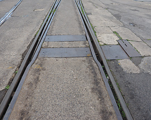 Image showing Railway track detail