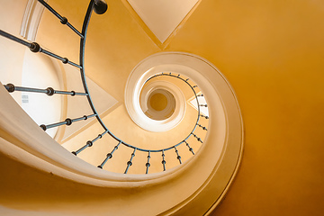 Image showing Spiral stairs like snail