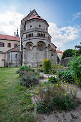 Image showing Old St. Procopius basilica and monastery, town Trebic, Czech Republic