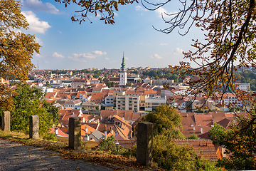 Image showing St Martin Church in Trebic, Czech Republic