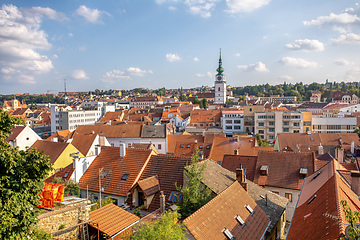 Image showing St Martin Church in Trebic, Czech Republic