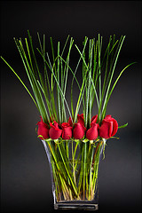 Image showing Red Rose Bouquet