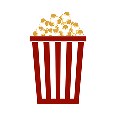 Image showing Cinema Popcorn Icon