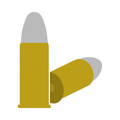 Image showing Pistol Bullets Icon