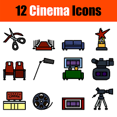 Image showing Cinema Icon Set