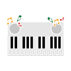 Image showing Piano Keyboard Icon