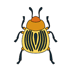 Image showing Colorado Beetle Icon