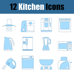 Image showing Kitchen Icon Set