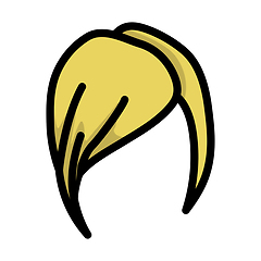 Image showing Lady\'s Hairstyle Icon