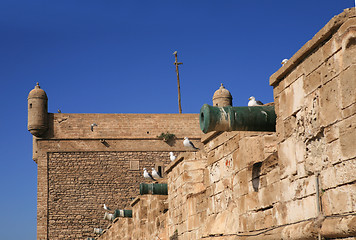 Image showing Ramparts in Essaouria, Morocco Africa