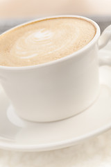 Image showing Coffee with milk foam