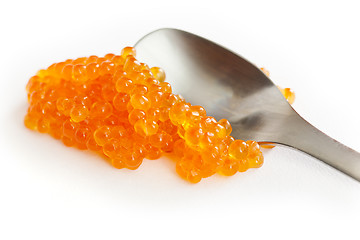 Image showing Salmon roe close up