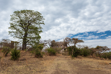 Image showing ruins of Guzara royal palace, Ethiopia Africa