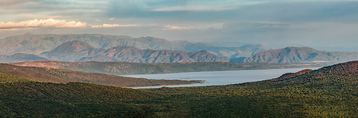 Image showing Lake Chamo landscape, Ethiopia Africa