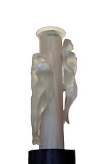 Image showing Glass Statue of Woman