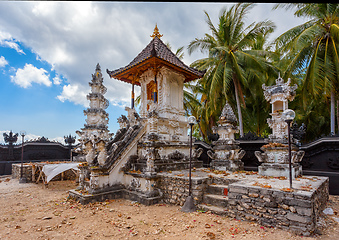 Image showing Small Hindu Temple, Nusa penida island, Bali Indonesia