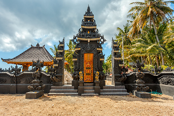 Image showing Small Hindu Temple, Nusa penida island, Bali Indonesia