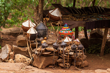 Image showing Souvenir shop next Monastery Ura Kidane Mehret, Ethiopia