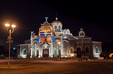 Image showing The cathedral Basilica de Nuestra Senora de los Angeles in Cartago in Costa Rica