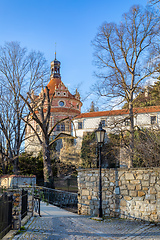 Image showing Rondell Pavilion, Castle Jindrichuv Hradec castle in Czech Republic
