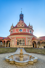 Image showing Rondell Pavilion, Castle Jindrichuv Hradec castle in Czech Republic