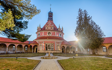 Image showing Rondell Pavilion, Castle Jindrichuv Hradec castle in Czech Republic