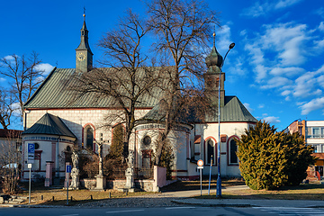 Image showing St. Catherines Church and Franciscan Monastery Jindrichuv Hradec