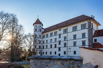 Image showing Jindrichuv Hradec castle in Czech Republic