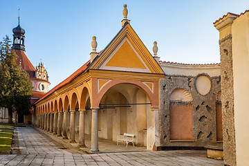 Image showing Rondell Pavilion, Castle Jindrichuv Hradec castle in Czech Republic