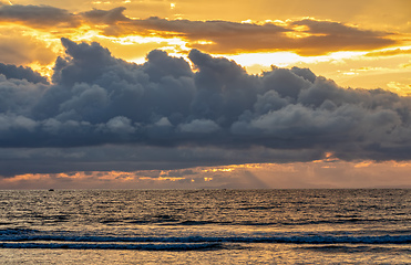 Image showing Idyllic sunset landscape. Tarcoles, Costa Rica