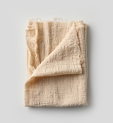 Image showing folded cotton napkin