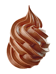 Image showing brown chocolate ice cream