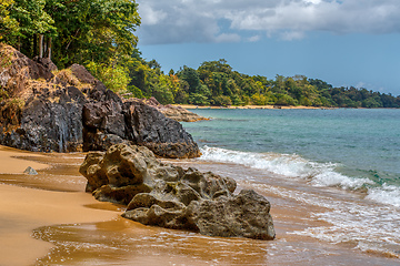 Image showing Beautiful view of the coast of Masoala National Park in Madagascar