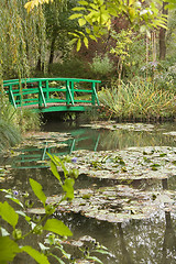 Image showing Bridge in Monet's Garden, Giverny