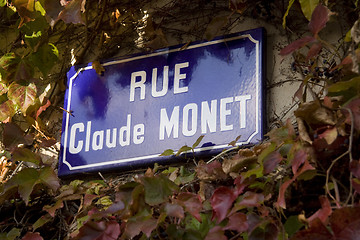 Image showing Rue Claude Monet