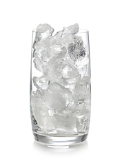 Image showing glass of ice