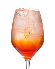 Image showing glass of aperol spritz cocktail