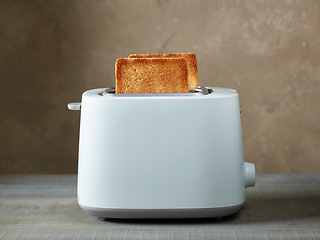 Image showing freshly toasted bread slices